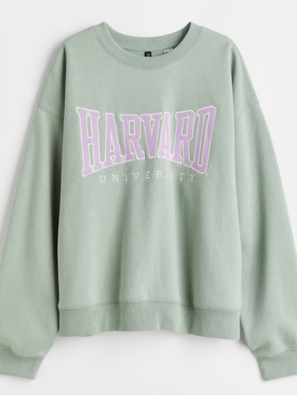 Harvard University Sage Green Crewneck Sweatshirt